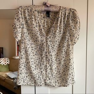 H&M Split-Sleeve V-neck top